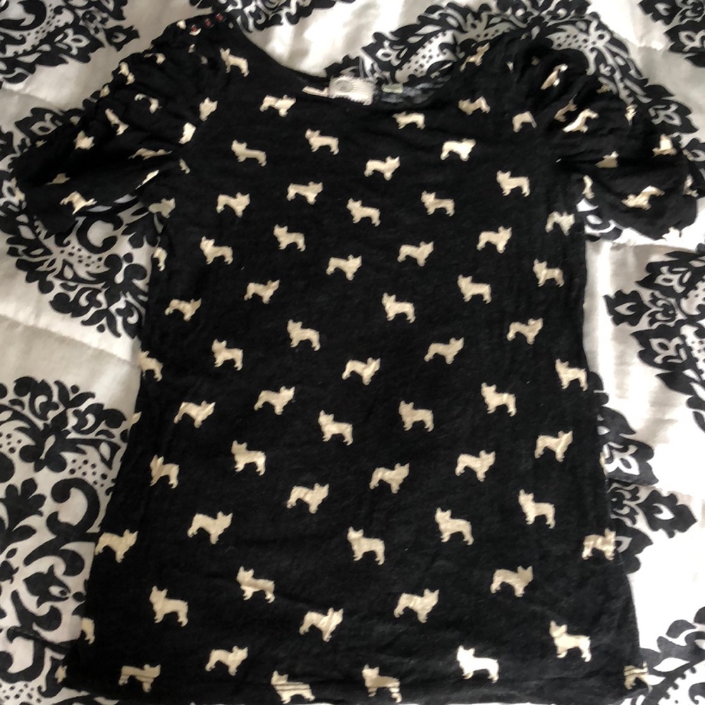 Anthropologie Frenchie Gather sleeve top
